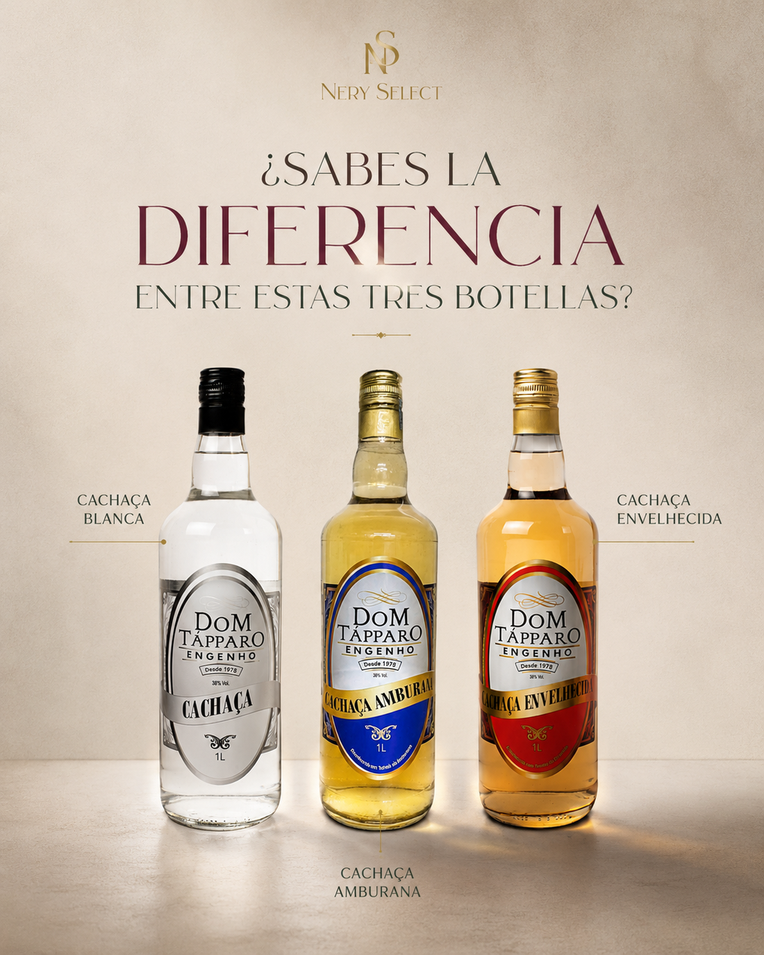 Diferencias entre cachaça blanca, envejecida y amburana