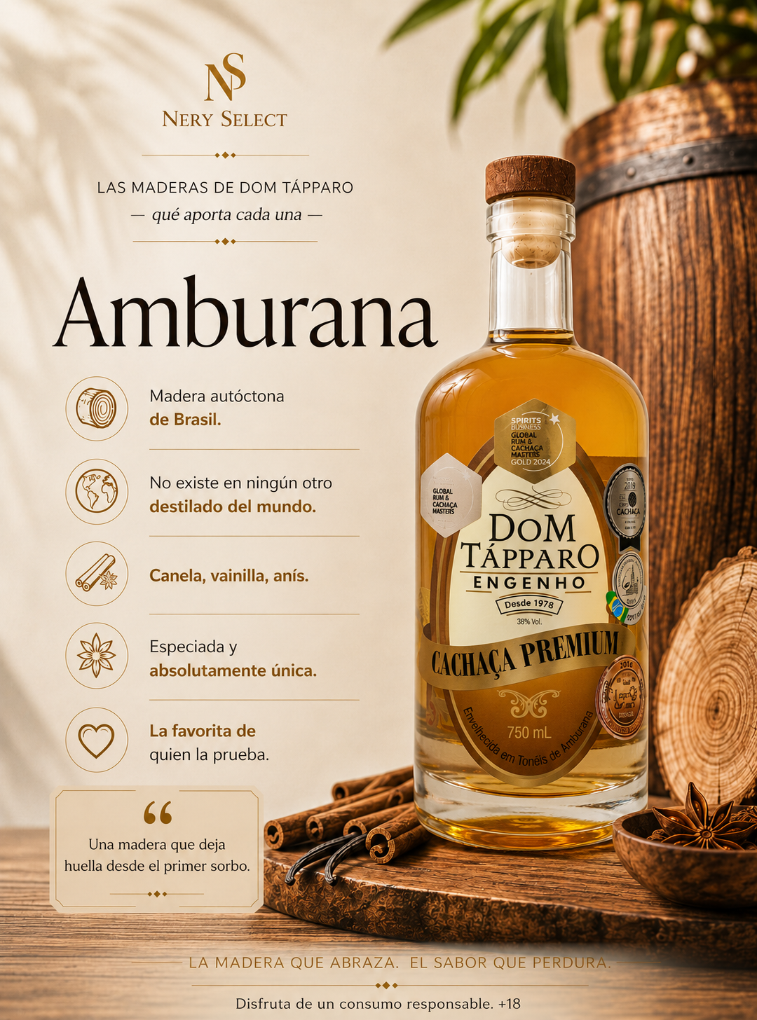 Qué es la cachaça amburana y por qué todo el mundo habla de ella