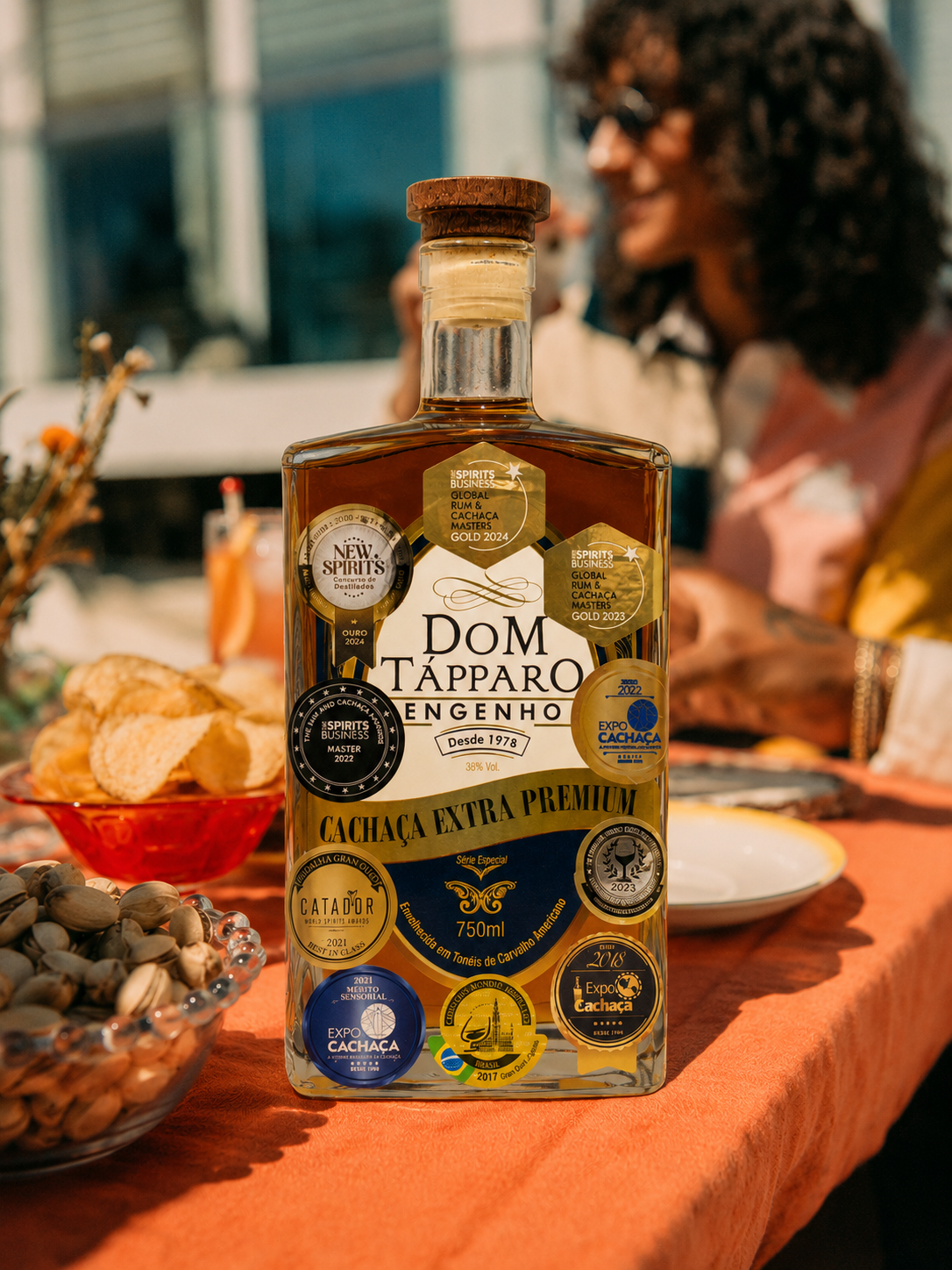 Cachaça Extra Premium 10 años · Roble Americano - Dom Tápparo