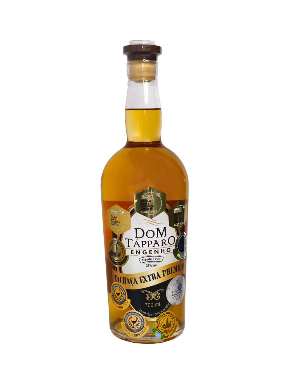 Cachaça Extra Premium · Roble Europeo 12 Años - Dom Tápparo