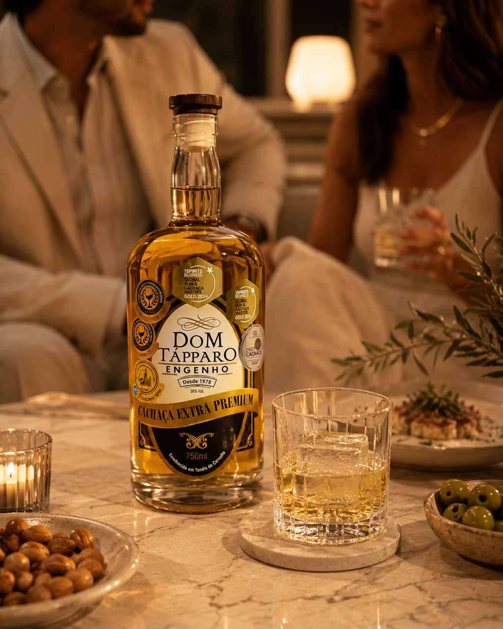 Cachaça Extra Premium · Roble Europeo 12 Años - Dom Tápparo