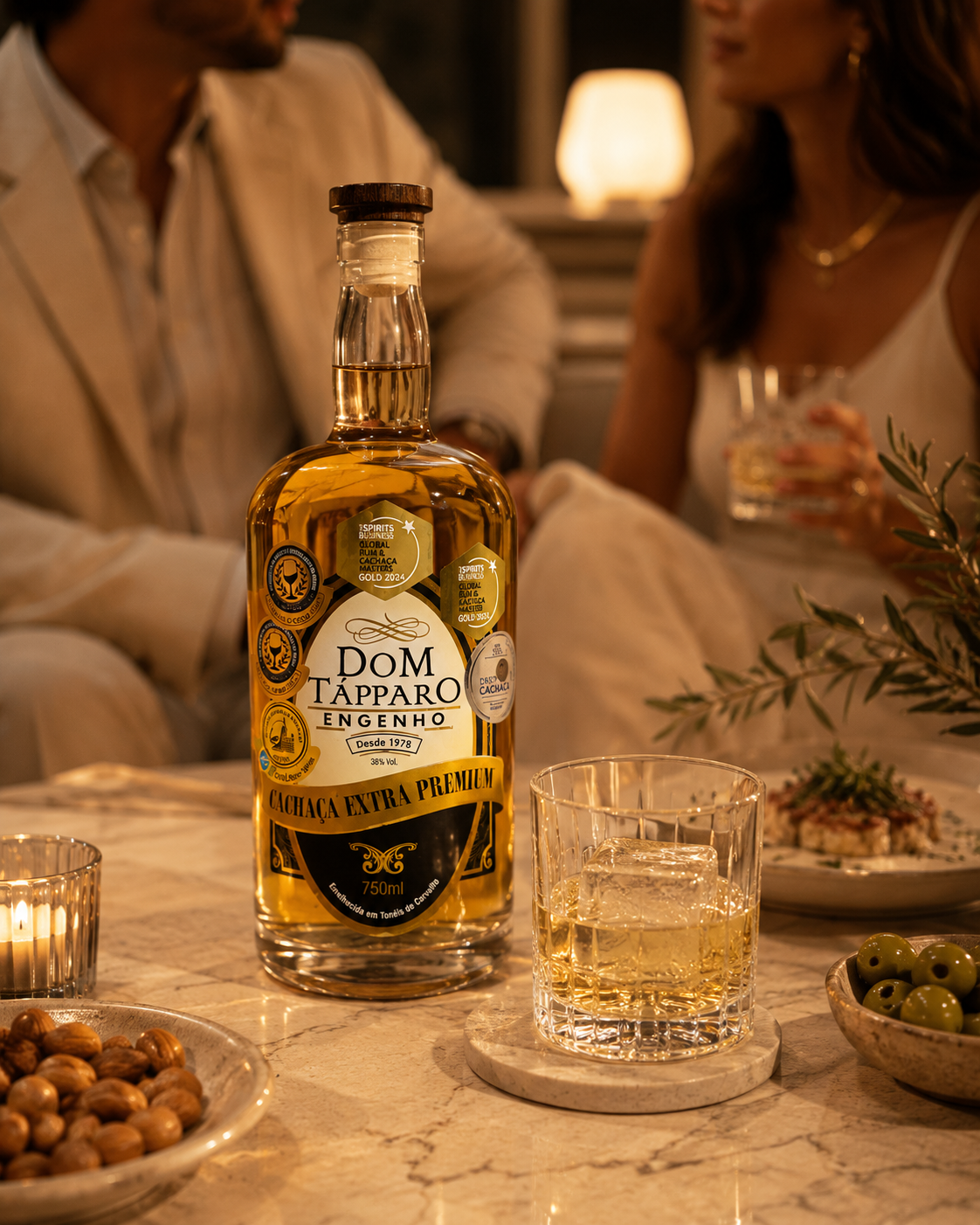 Cachaça Extra Premium · Roble Europeo 12 Años - Dom Tápparo