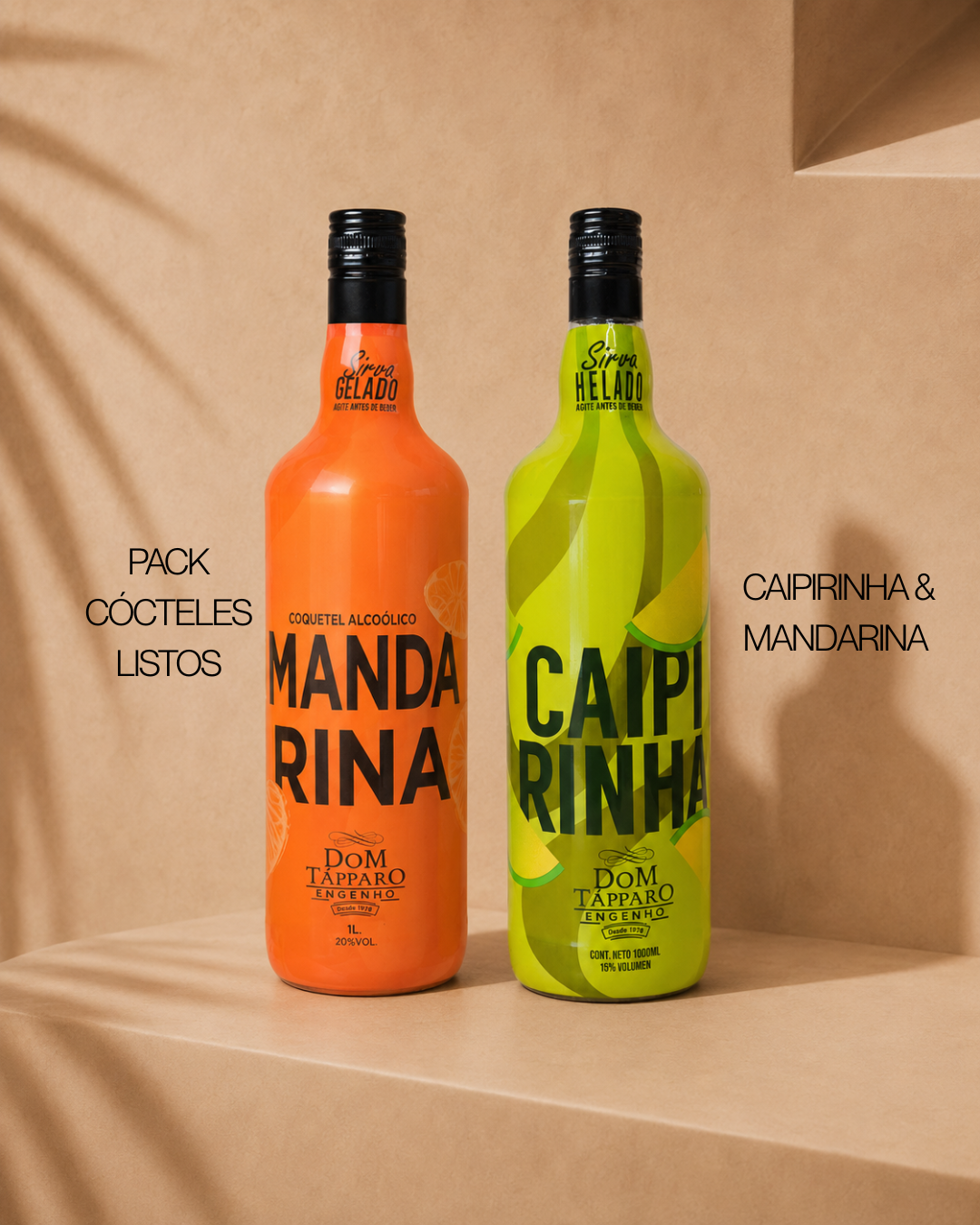 Pack Cócteles Listos – Caipirinha & Mandarina