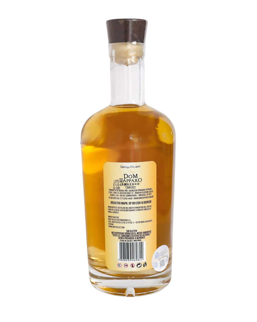 Cachaça Premium ·  Roble Europeo 3 Años - Dom Tápparo