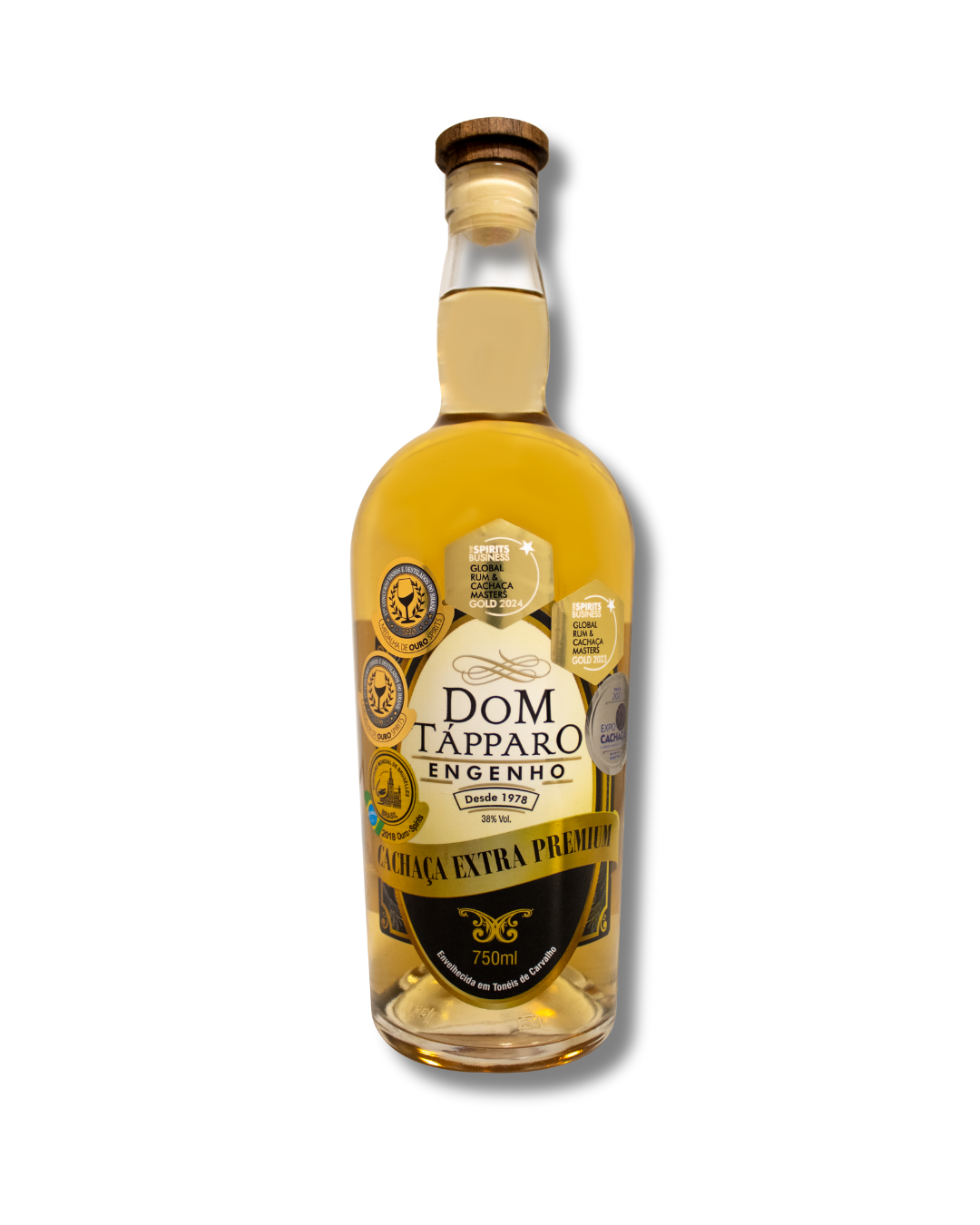 Cachaça Extra Premium · Roble Europeo 12 Años - Dom Tápparo