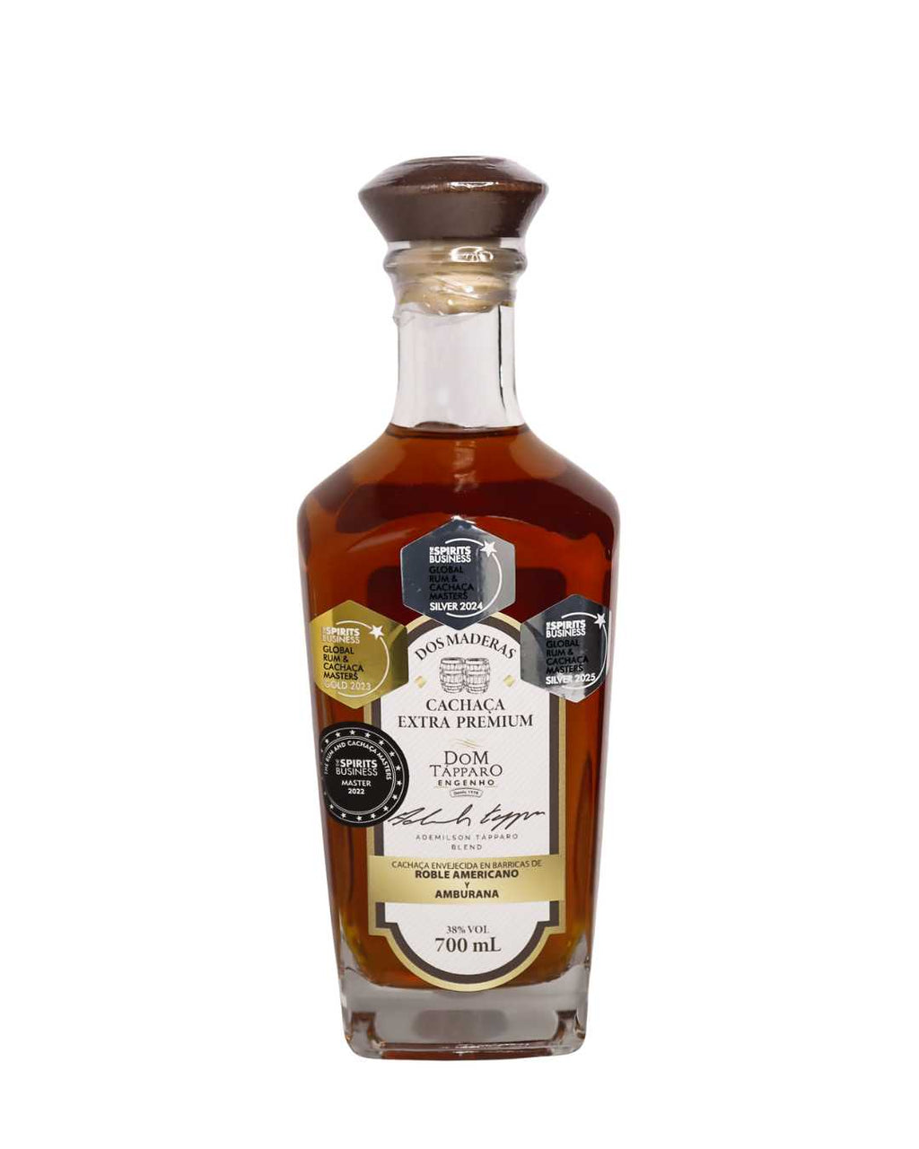 Cachaça Extra Premium Blend ·  Roble Americano & Amburana - Dom Tápparo
