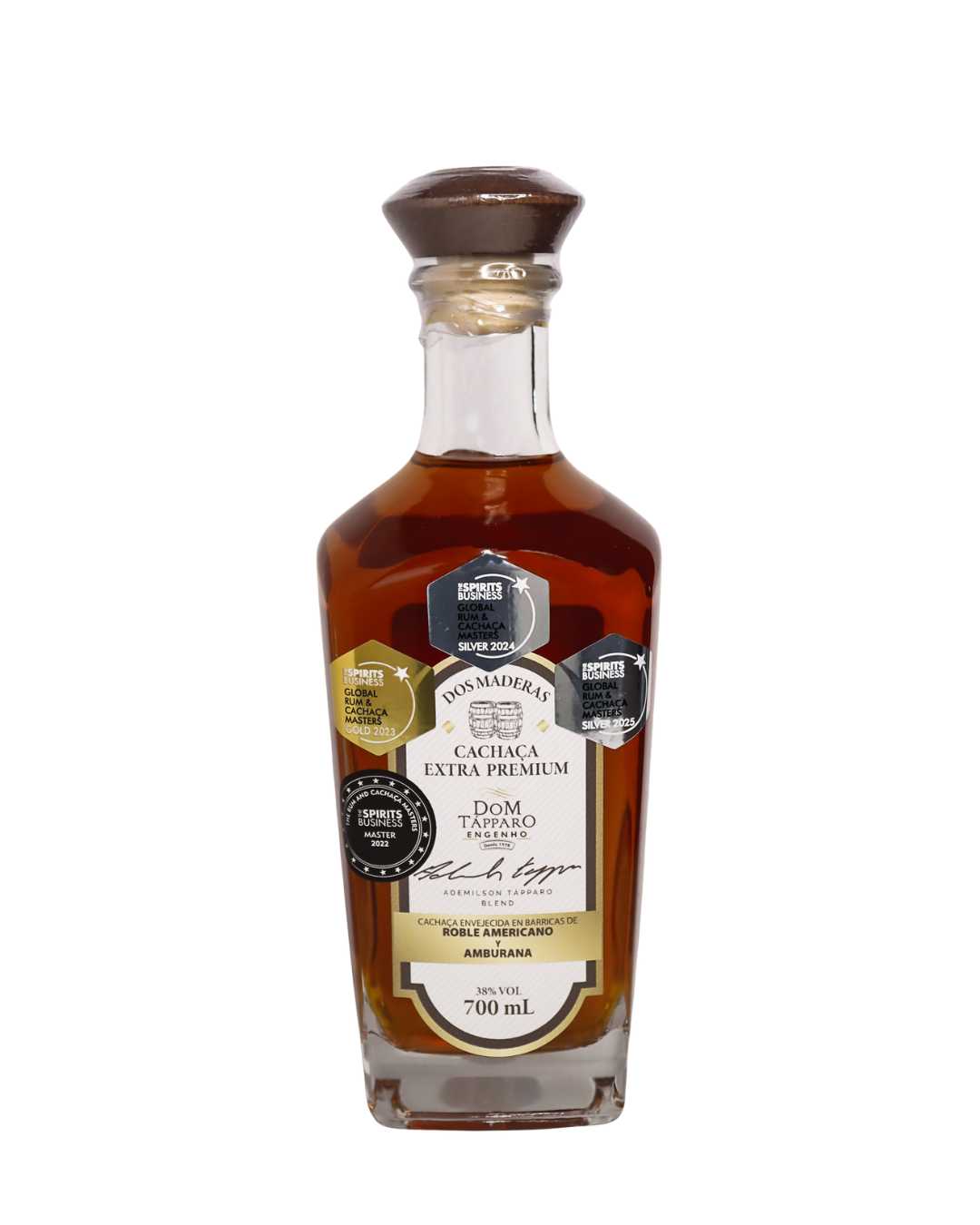 Cachaça Extra Premium Blend ·  Roble Americano & Amburana - Dom Tápparo