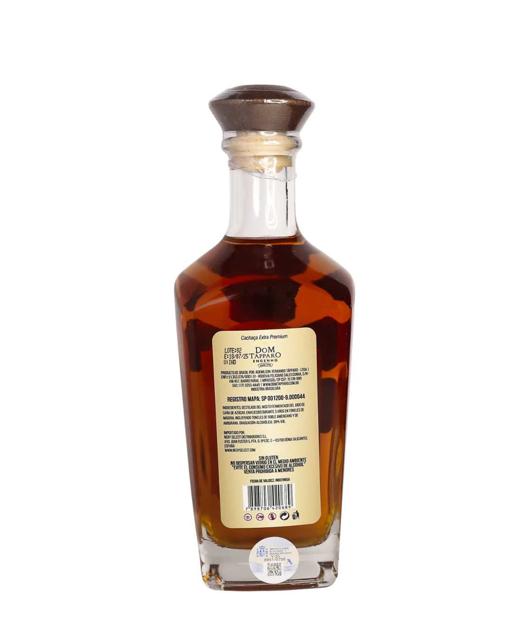 Cachaça Extra Premium Blend ·  Roble Americano & Amburana - Dom Tápparo