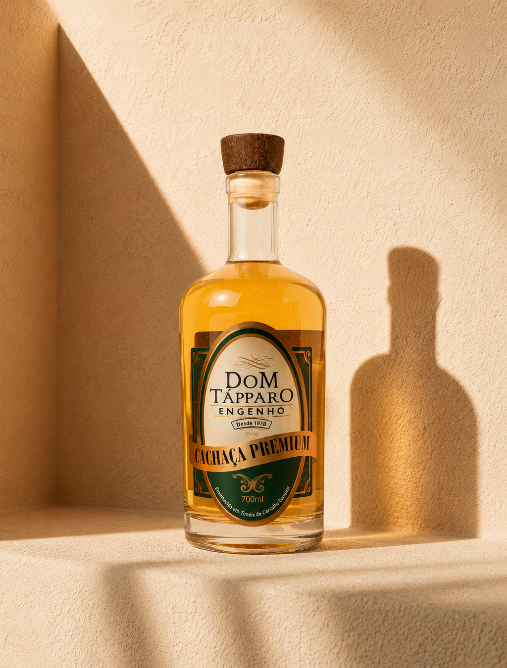 Cachaça Premium ·  Roble Europeo 3 Años - Dom Tápparo