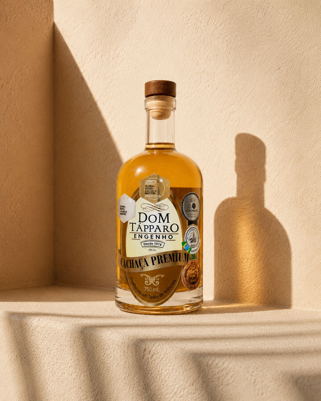 Cachaça Premium 6 Años · Amburana - Dom Tápparo