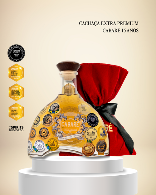 Cachaça Cabaré Extra Premium ·  Roble Europeo 15 Años - Dom Tápparo
